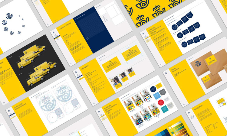 郵政服務公司vi設計,品牌形象塑造