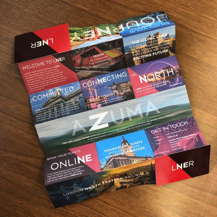 倫敦東北鐵路公司商業形象設計，品牌重塑升級改造