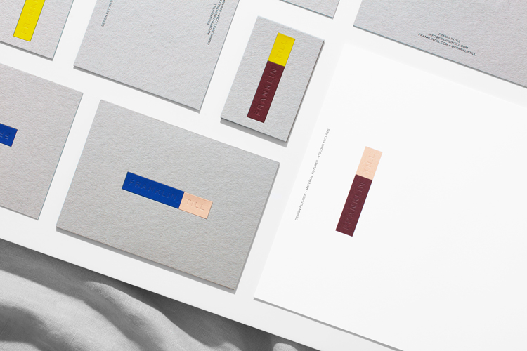 FranklinTill用顏色條塑造全新品牌形象設計,簡約大氣