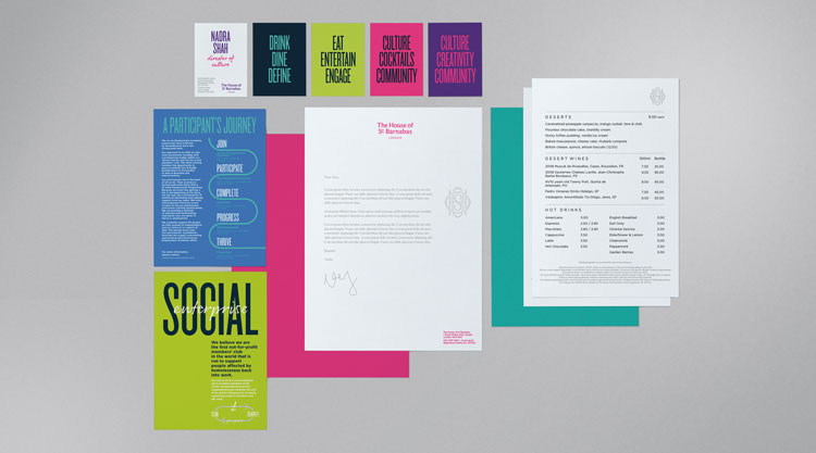 倫敦慈善機構HOSB品牌形象設計,突出對比和不協(xié)調(diào)