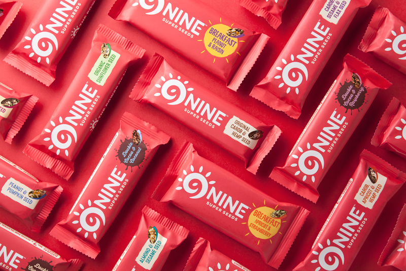9Nine零食品牌logo設(shè)計(jì),食品包裝設(shè)計(jì)