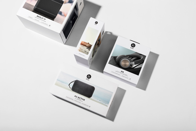 B&OPlay音樂產品品牌logo設計, 包裝設計