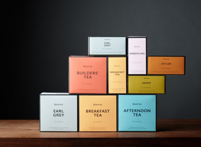 貨架陳列茶葉零售產品包裝設計,簡約現代