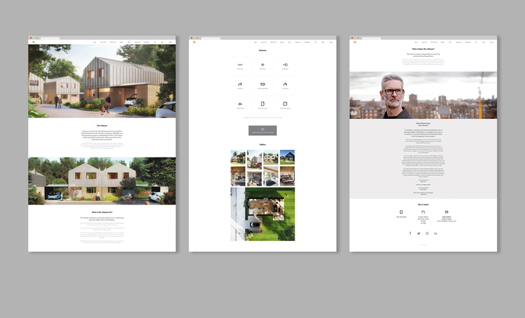 nHouse模塊化住宅的房屋建筑公司logo設計, vi設計
