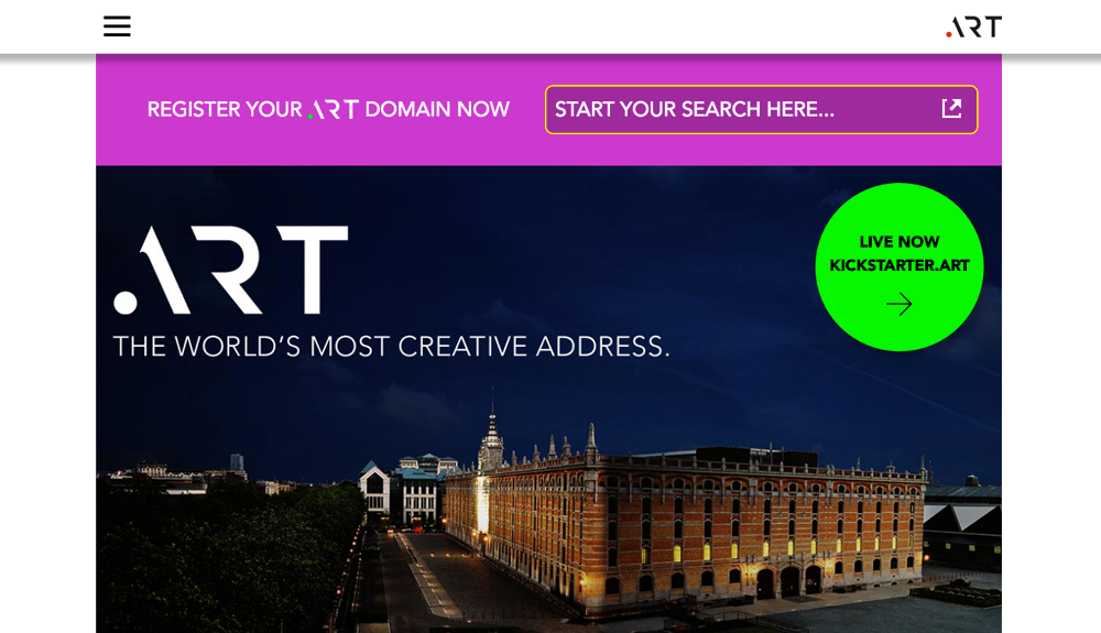 互聯網藝術文化機構.art視覺vi設計