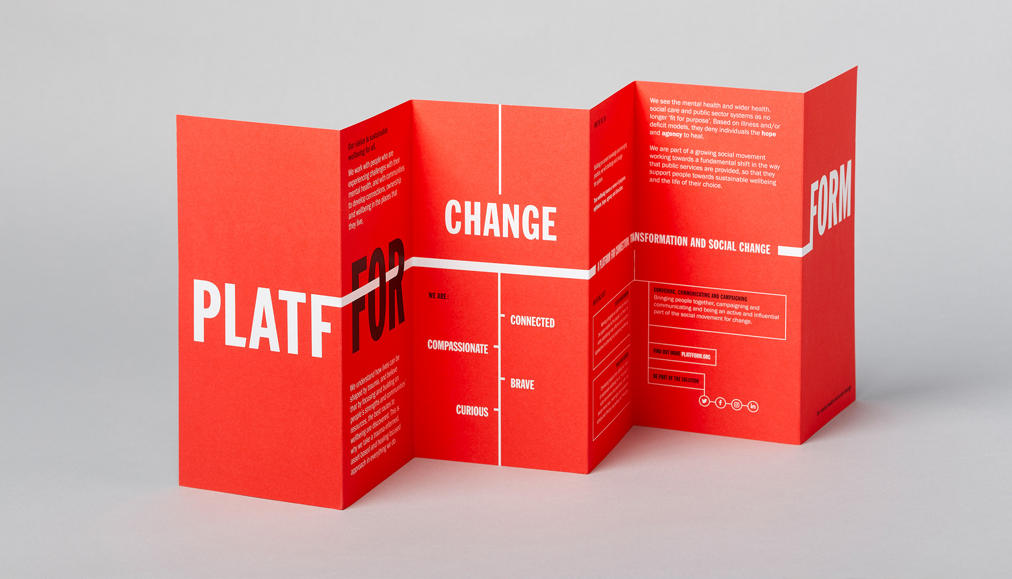 Platfform 精神健康慈善機構視覺識別設計