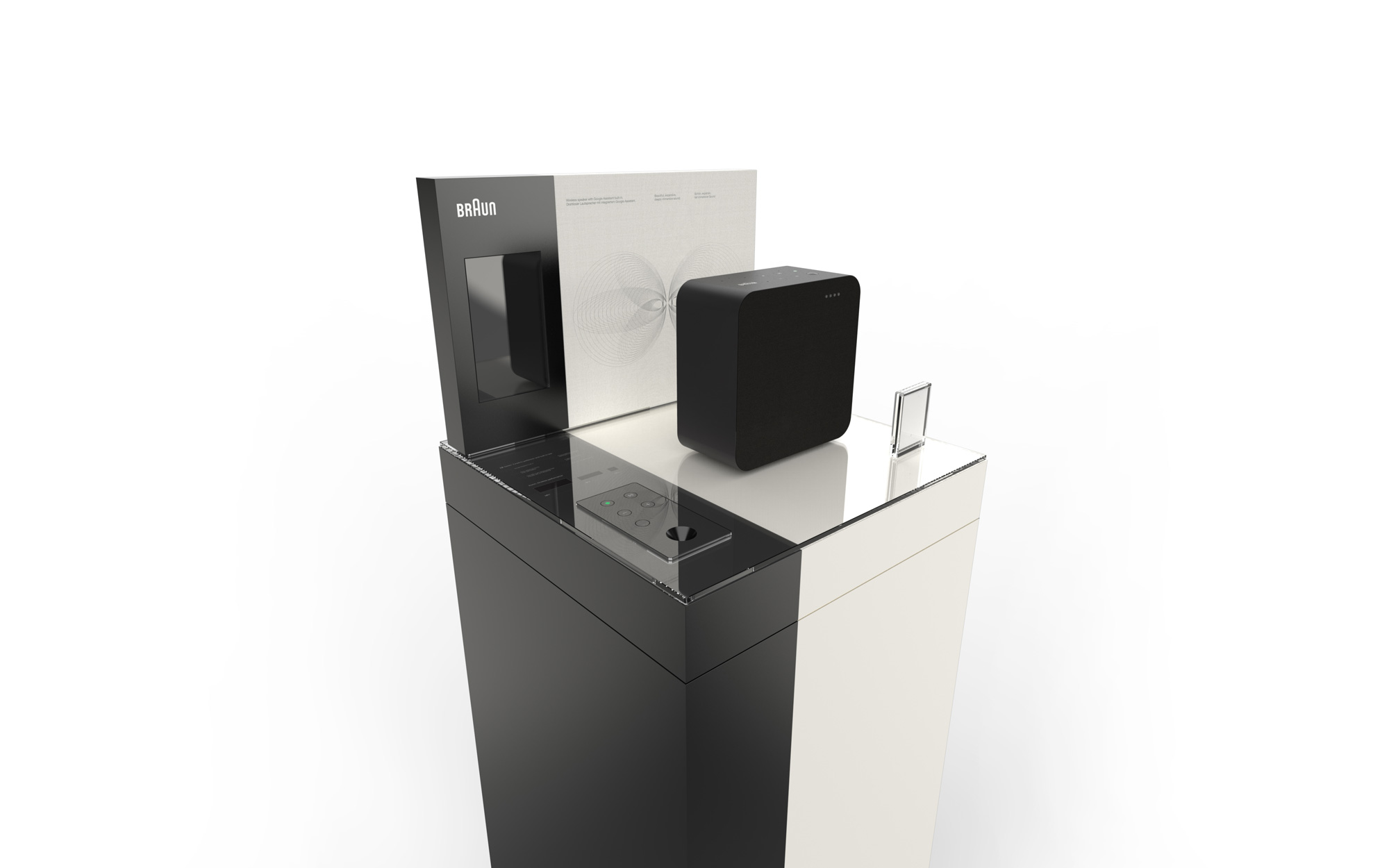 Braun音響音箱企業(yè)logo設(shè)計(jì)，展架設(shè)計(jì)